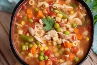 Cozy Instant Pot Chicken Vegetable Soup