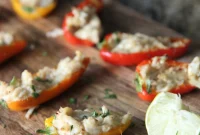 Baked Crab Stuffed Bell Peppers