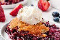 Homemade Berry Cobbler