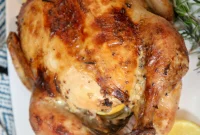 Zesty Garlic Roast Chicken