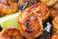 Honey Chili Lime Glazed Shrimp