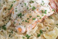 Decadent Lobster Fettuccine Alfredo