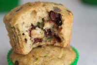 Moist Zucchini Chocolate Chip Muffins