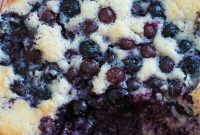 Homestyle Southern Blueberry Cobbler