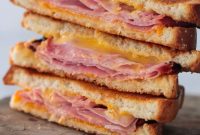Crispy Air Fryer Ham and Cheese