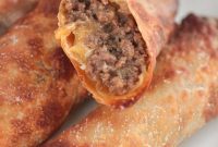Cheeseburger Crunch Rolls