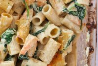 Golden Baked Shrimp Alfredo