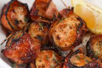 Crispy Air Fryer BBQ Bacon-Wrapped Scallops