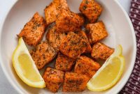 Golden Air Fryer Salmon Morsels