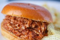 Shredded Slow Cooker BBQ Chicken