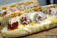 Ultimate Meatball Parmesan Hero