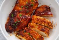 Juicy Air Fryer BBQ Chicken Breasts