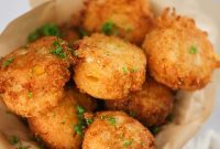 Honey-Kissed Crab Hush Puppies