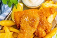 Hand-Crafted Golden Beer Battered Fish