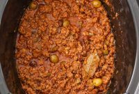 Set It and Forget It Slow Cooker Cuban Picadillo
