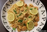 Velvety Lemon Shrimp Pasta