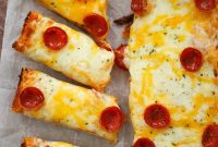 Crispy Baguette Pizzas