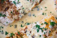 Pan-Seared Mahi Mahi in a Velvety Cream Sauce