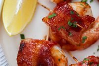 Savory Bacon Wrapped Shrimp