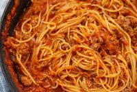 Turkey Bolognese with Spaghetti
