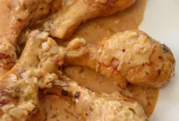 Velvety Baked Chicken Legs