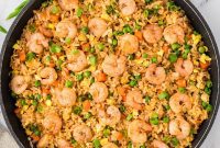 Golden Shrimp Rice Bliss