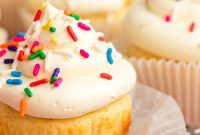 Velvet Vanilla Cupcakes