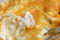 Golden Cheddar Garlic Mash