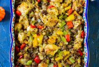 Sweet & Savory Maple Sausage Dressing