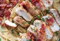 Velvety Chicken Bacon Pasta