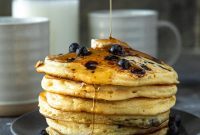 Fluffy Blueberry Pancakes