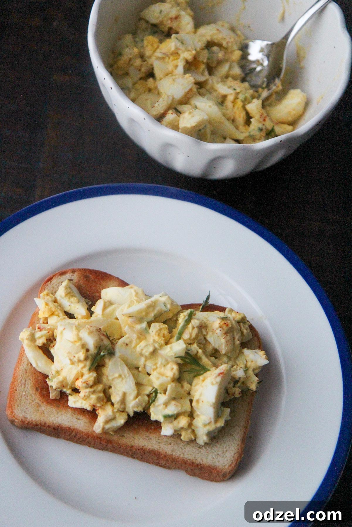 The Perfect Egg Salad 5 egg salad on toast