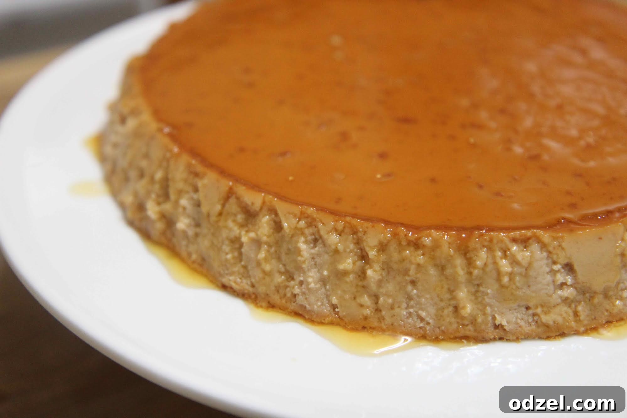 Guava Paradise Flan 3 The caramelized topping makes it taste rich and decadent.