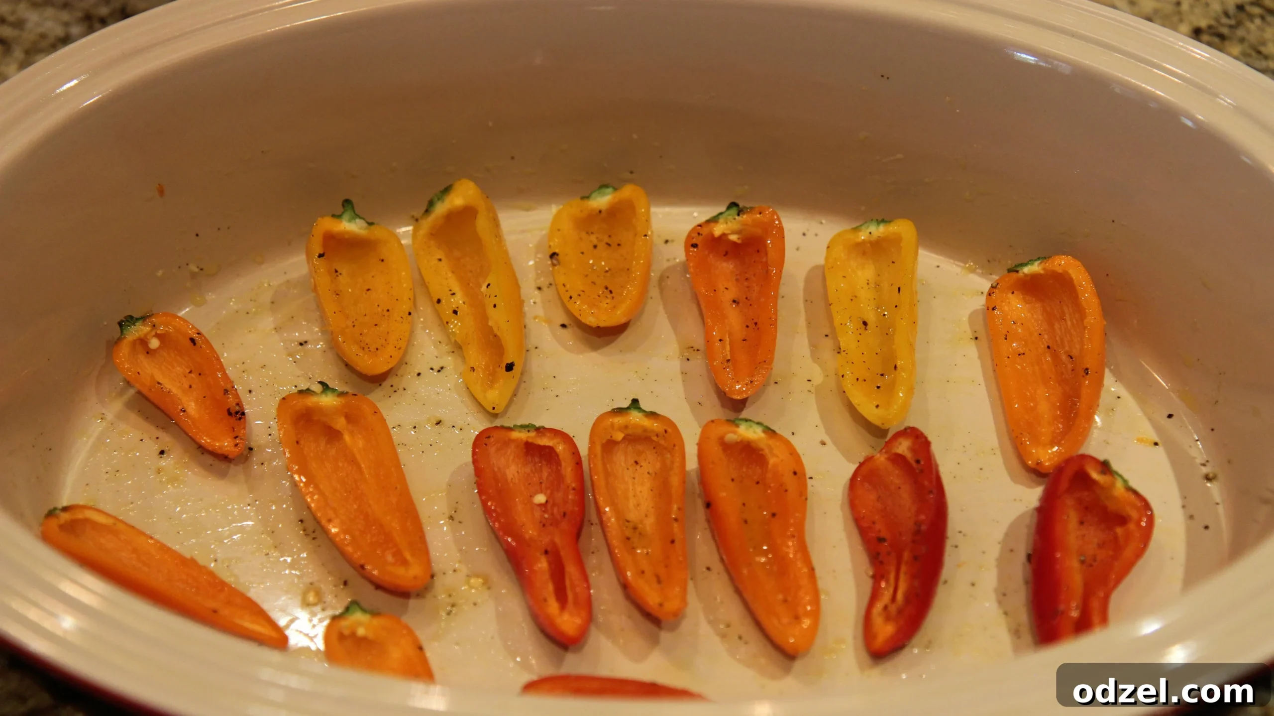 Baked Crab Stuffed Bell Peppers 3 Use cherry peppers as small serving vessels for this recipe, adding a touch of spicy elegance.