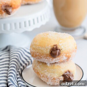 Nutella Stuffed Donuts