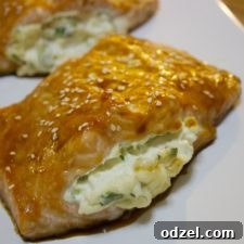 Stuffed Salmon Ready to Serve