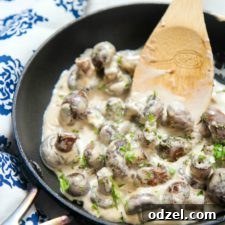 Creamed Mushrooms