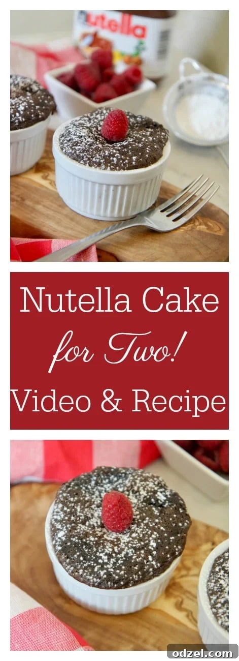 Mini Nutella Cakes for Two | Perfect Date Night Dessert | Cooked By Julie banner image