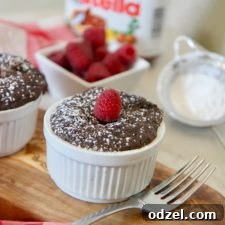 Mini Nutella Chocolate Cake