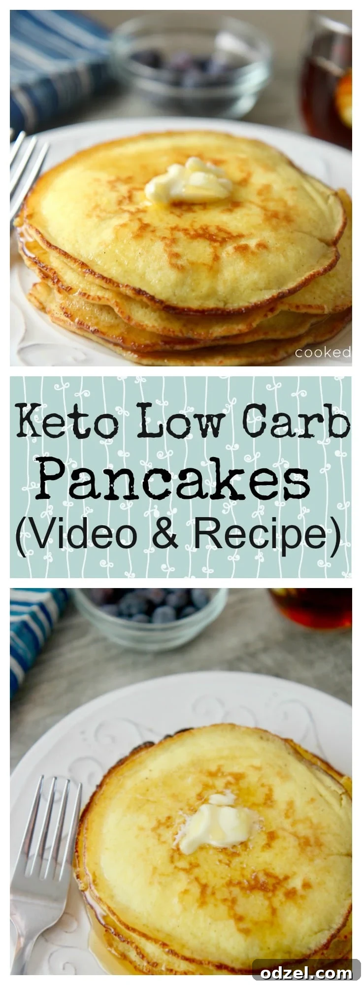 Keto Low Carb Pancakes - 10 Minute Low Carb Pancake Recipe