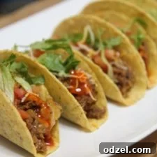 Crispy Beef Tacos recipe image