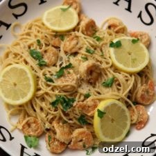 Creamy Lemon Shrimp Pasta