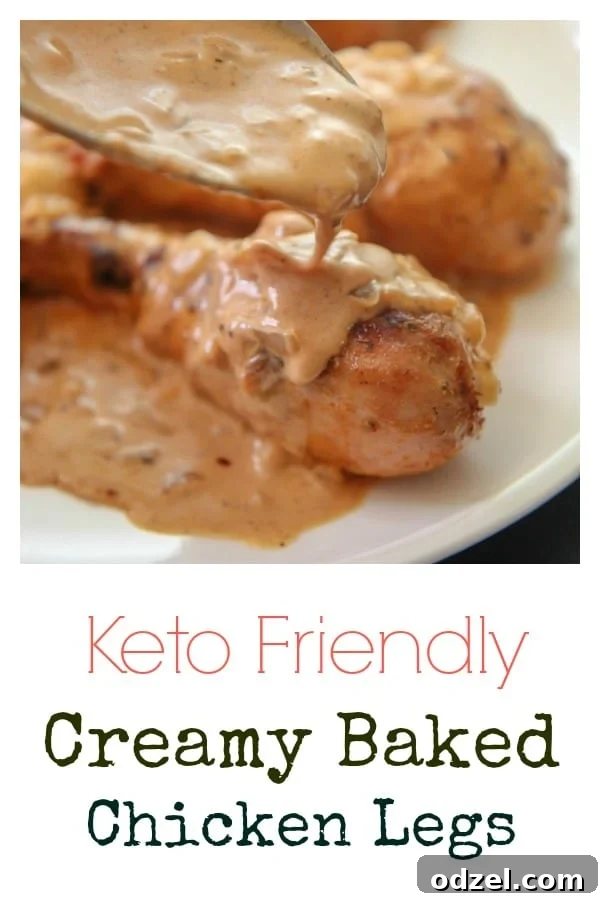 oven baked chicken legs with sauce
