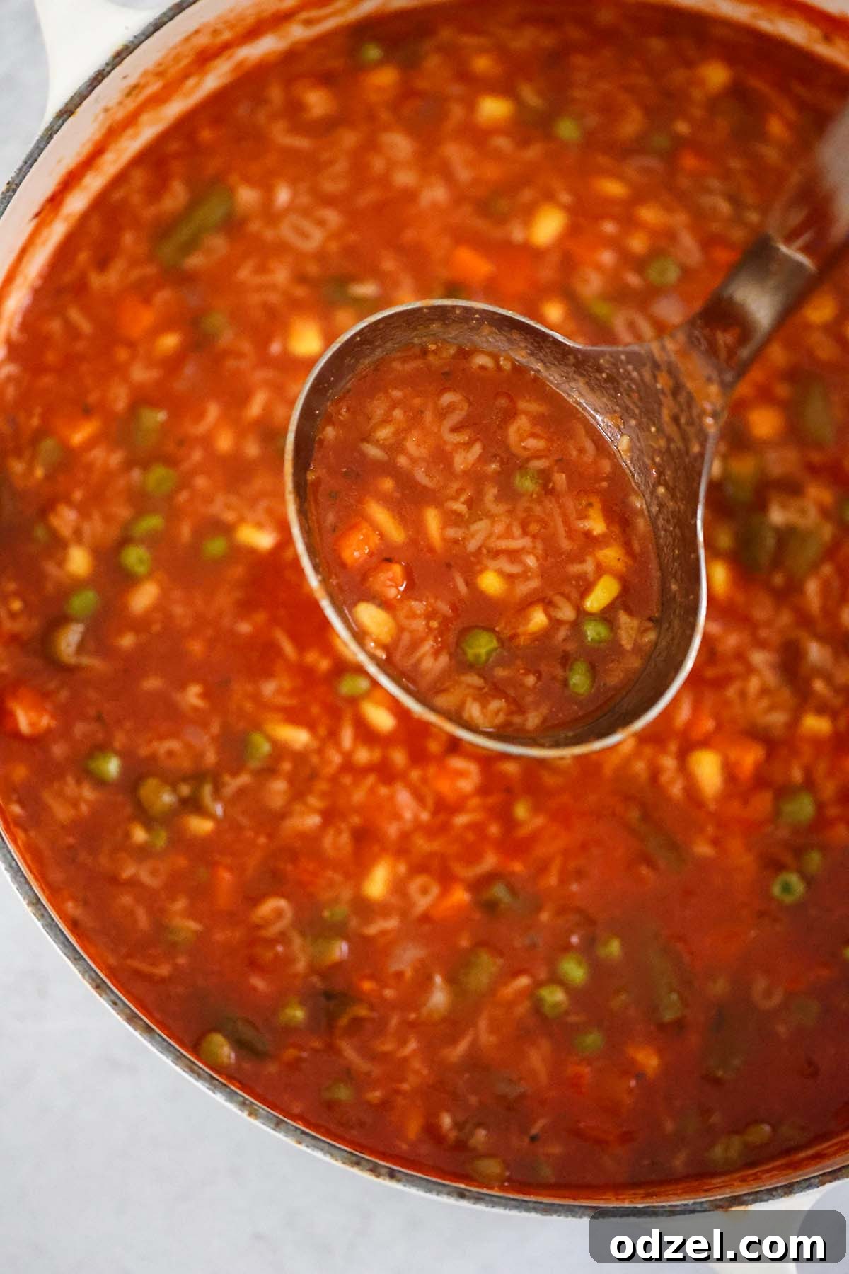 Syntax Stew 4 Alphabet soup simmering in a large Dutch oven with a ladle resting inside.