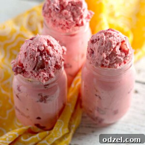 close-up view of strawberry fat bombs in mason jars