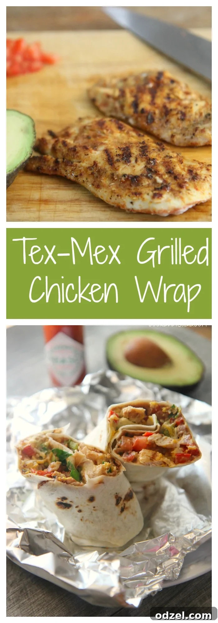 Signature Grilled Tex-Mex Chicken Burrito 9 Tex-Mex Grilled Chicken Wrap Recipe