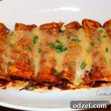 Homemade Shredded Beef Enchiladas