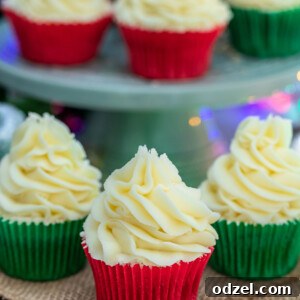 Six decorated gingerbread cupcakes